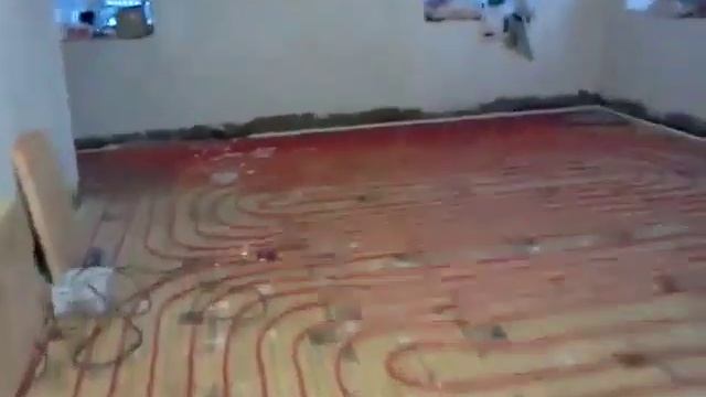 Строительство мечети в городе Нытва, монтаж тёплого водяного пола. смотреть онлайн