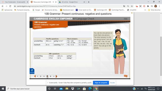 Pesent continuous questions смотреть онлайн