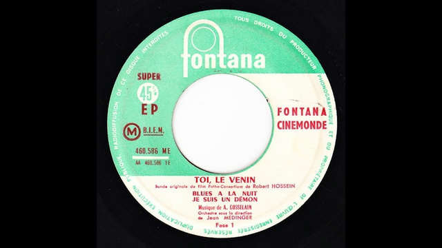 André Gosselain et son Orchestre - Toi, Le Venin ( Blues à la Nuit 1 ) - 1958 смотреть онлайн