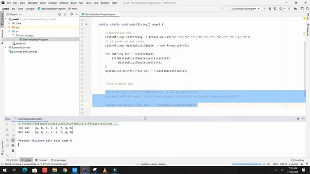 Java 8 | Imperative vs Declarative style of coding смотреть онлайн