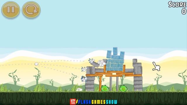 Angry Birds Poached Eggs Full Game Walkthrough All Levels смотреть онлайн