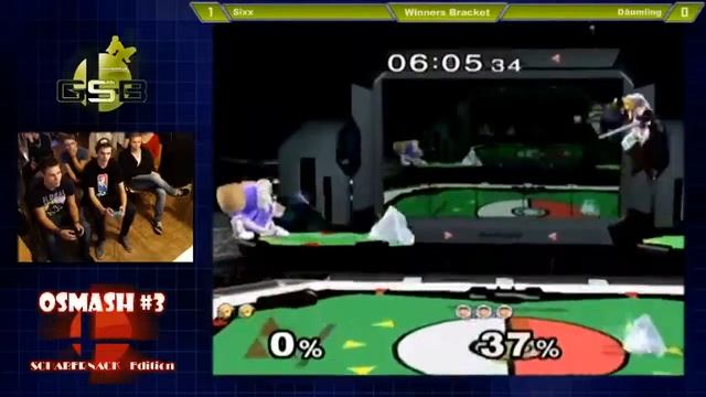 OSmash#3 - Singles WQ - Sixx (P1) vs. Däumling (P3) смотреть онлайн