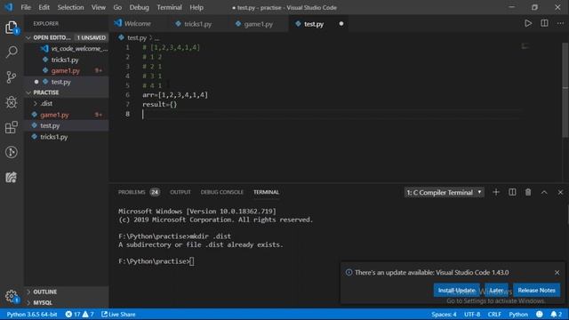 Finding Frequency of each element in a List in Python with Github Source code link смотреть онлайн