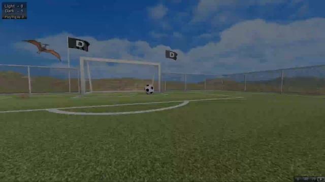 Dinosaur Soccer Football Match - GOAL! GOAL! GOAL!