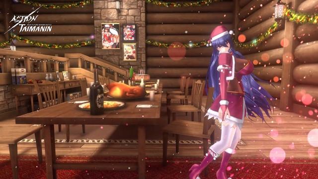 Action Taimanin | Christmas Costumes: Rinko, Su... and Asagi again...!? смотреть онлайн