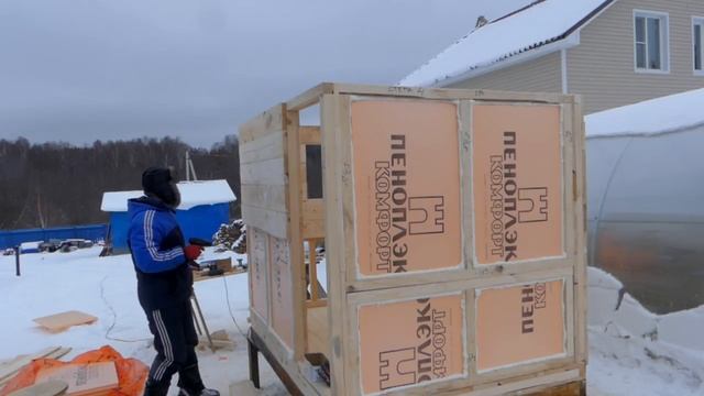 Курятник для несушек своими руками за 4 дня! Как построить курятник! смотреть онлайн