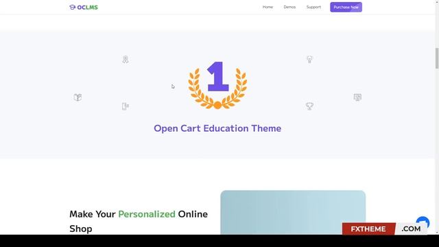 OCLMS - OpenCart Learning Management System theme LMS and Education PHP university course смотреть онлайн