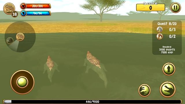 Wild Crocodile Simulator 3D Android Gameplay HD #4 смотреть онлайн