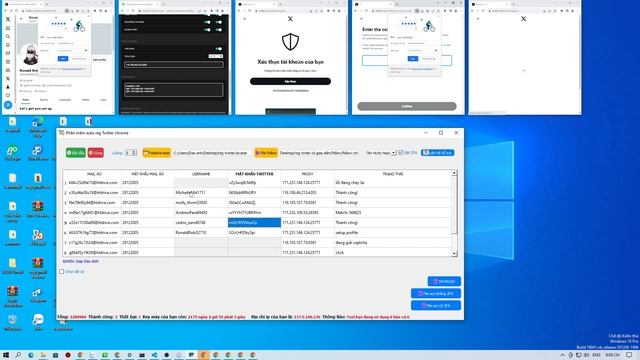Tool Tạo Nick Twitter tự động V2 - Phần mềm Reg nick Twitter hàng loạt bằng Mail ảo siêu nhanh смотреть онлайн