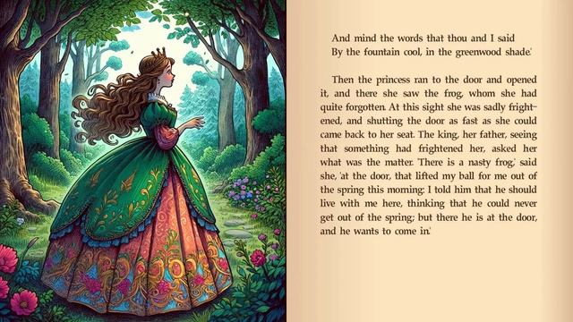 The Frog Prince: Grimm's Fairy Tale with English Audiobook & Text смотреть онлайн