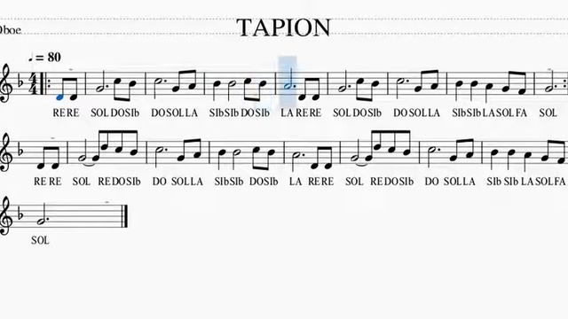 Tapion Oboe, Mis Primeras Melodías смотреть онлайн