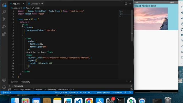 React native tutorial #1 Basics of View, Text and Image смотреть онлайн