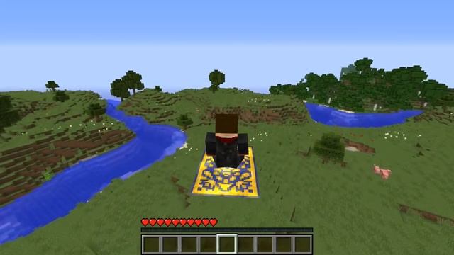 КАК СКРАФТИТЬ КОВЕР САМОЛЕТ В МАЙНКРАФТЕ? ЛЕТАЕТ БЕСКОНЕЧНО! смотреть онлайн