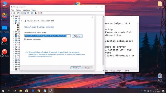 Instalare drivere Autocom CDP+ USB / Install Autocom CDP+ USB drivers - Delphi 2016 смотреть онлайн