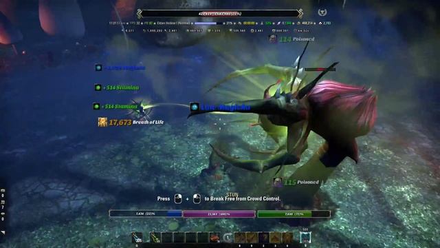 The Elder Scrolls Online - Homestead - Elden Hollow I (Normal) - Magicka Breton Templar Solo Run смотреть онлайн