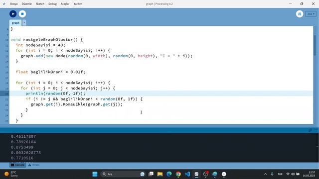 Çılgın Processing 42 - Graph Oluşturmak, Göstermek ve Node Taşımak смотреть онлайн