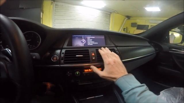 BMW X6 (E71) установка фронтальной и задней камер смотреть онлайн