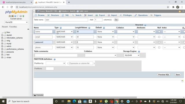 how to receive and save data from interface using php, sql and database смотреть онлайн
