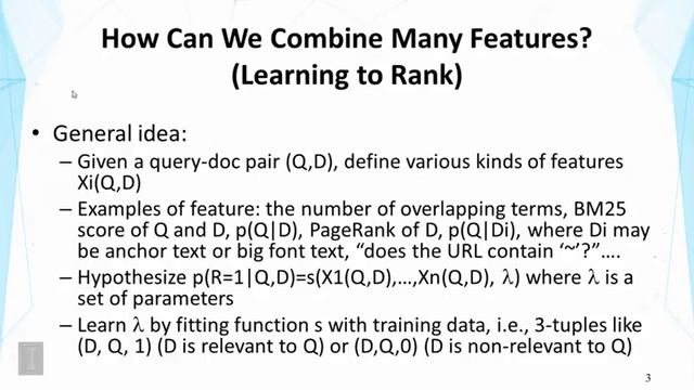 Lecture 34 — Learning to Rank -- Part 1 | UIUC смотреть онлайн