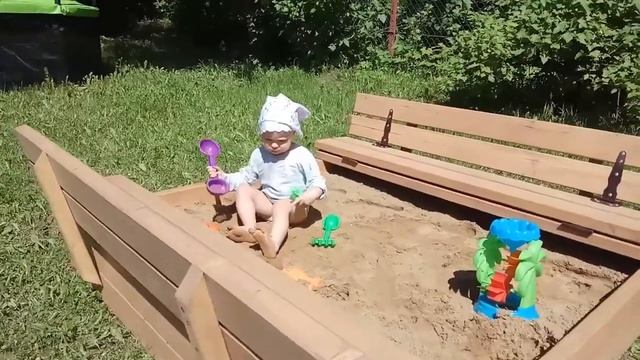Песочница на дачу своими руками. Развивашки на природе. Всё новое хорошо забытое старое)! смотреть онлайн