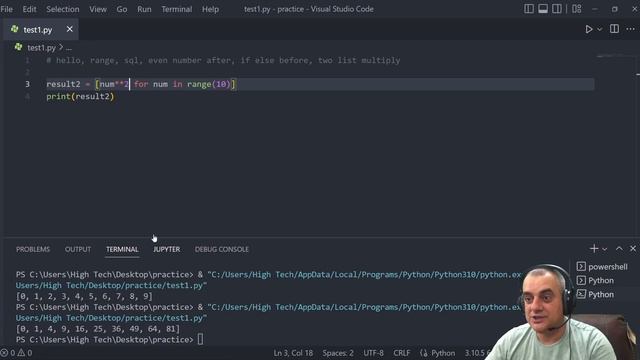 [Arabic] Python3 List Comprehension بايثون 3 بالعربي من الصفر حتى الاحتراف смотреть онлайн