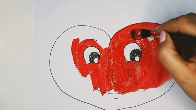 Как нарисовать сердце, любовь, 14 февраля, валентинка смотреть онлайн