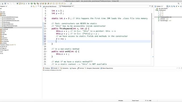 Daily Dose of Java -- Part 86: "this" Keyword and Static Contexts смотреть онлайн