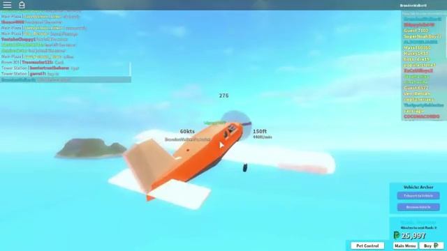 HOW TO FLY THE ARCHER ROBLOX PLAZA смотреть онлайн