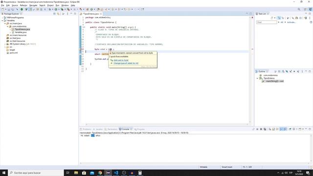 #9 Curso Java - Tipos primitivos en Java parte 1: tipos byte, short, int y long смотреть онлайн