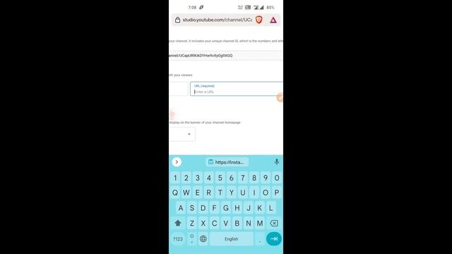 Social Media Ko YouTube Se Link Kaise Dale | How To Add Any Link In YouTube About Section смотреть онлайн
