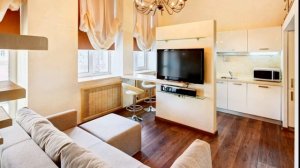 Перегородка между кухней и гостиной: виды, материалы и идеи