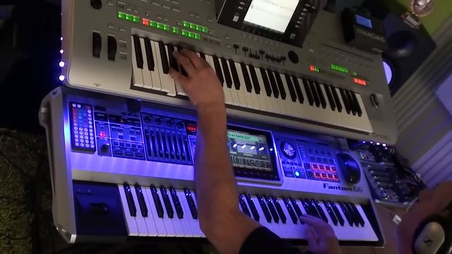 Tired Of Being Sorry - Enrique Iglesias Cover On Tyros 3 And Fantom G6