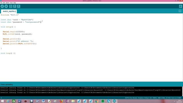 ESP32 Arduino: setting up a soft AP смотреть онлайн