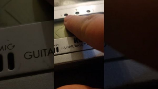 KORG guitar/bass tuner ga-30 mic