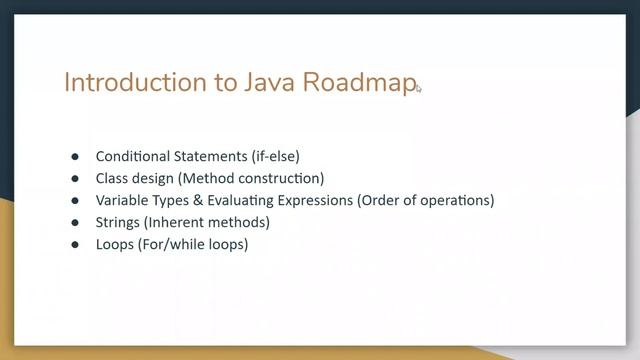 Summary: Introduction to Java 7/30/20 смотреть онлайн