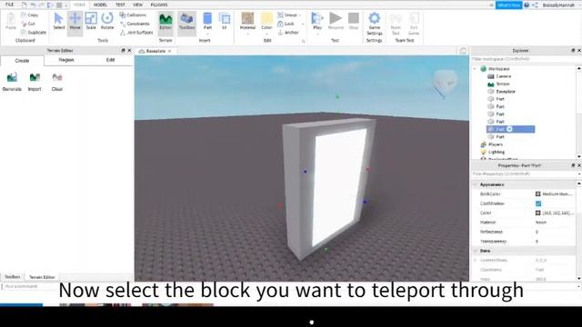 How to make a portal in Roblox Studio- 2020 смотреть онлайн
