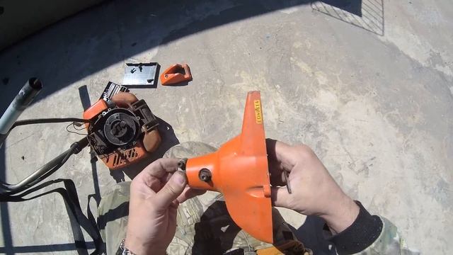 Делаем бензокосу HITACHI