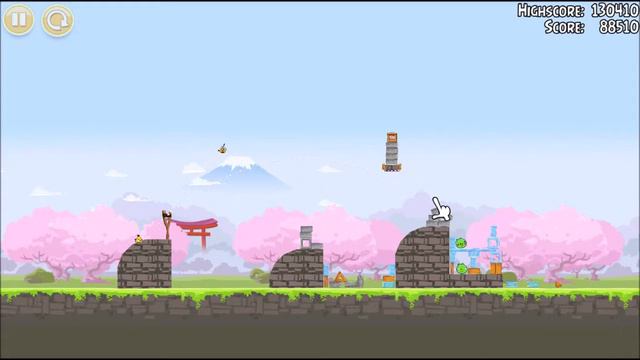 Angry Birds Seasons Cherry Blossom 1 11 PC смотреть онлайн