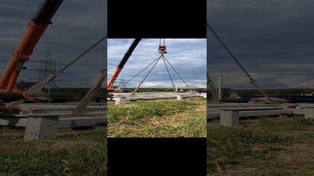 Монтаж плит на объекте #фундаментгрупп #жбсваи #строительнаякомпания #фундаментдлякаркасногодома смотреть онлайн