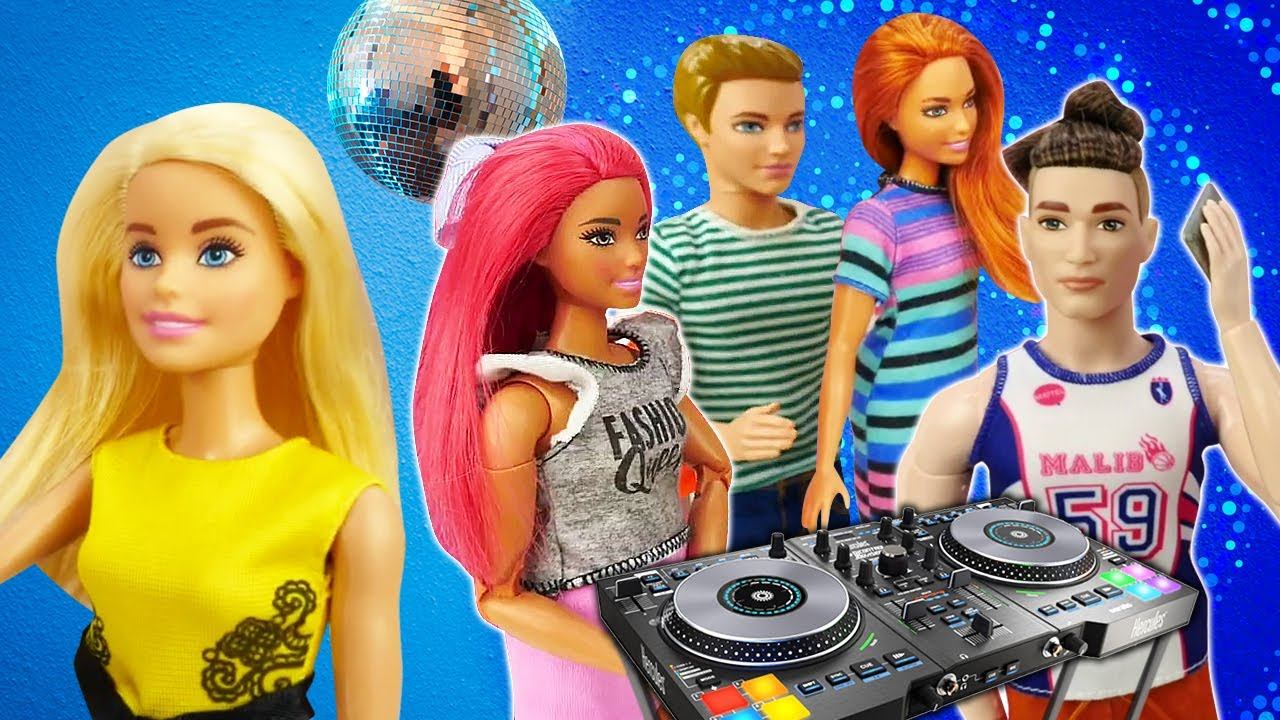 Барби и её шумные друзья - Кен устраивает вечеринку - Сборник видео для девочек про куклу Барби смотреть онлайн