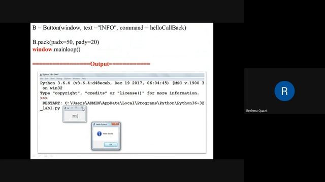 Unit IV (Displaying Message Box in Python) смотреть онлайн