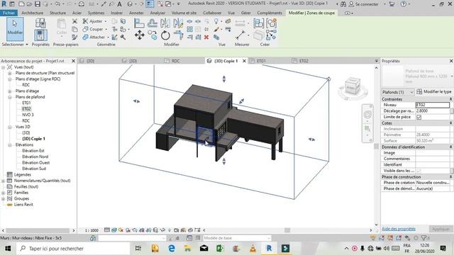 Partie 2, vidéo 5 , porte plafond vue 3D смотреть онлайн