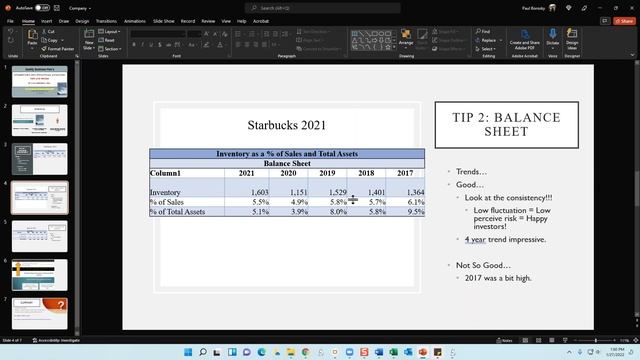 Starbucks Financial Analysis 2021 - Statements and Ratios Tips and Tricks by Paul Borosky, MBA. смотреть онлайн