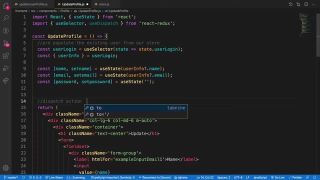 MERN Stack Book keeping App: #39 Update User Profile using Redux смотреть онлайн