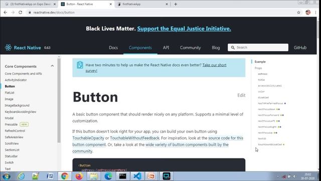 Tactics for react native components video 8 смотреть онлайн