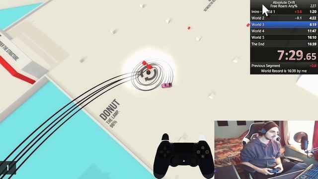 Absolute Drift - World Record Speedrun in 14:58 - New World 4 Skip! смотреть онлайн