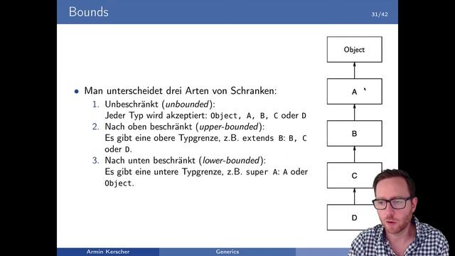 Java - Bounds (Generics - Teil 12/19) смотреть онлайн