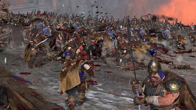 KISLEV vs SKAVEN - Warhammer TotalWar cinematic battle смотреть онлайн