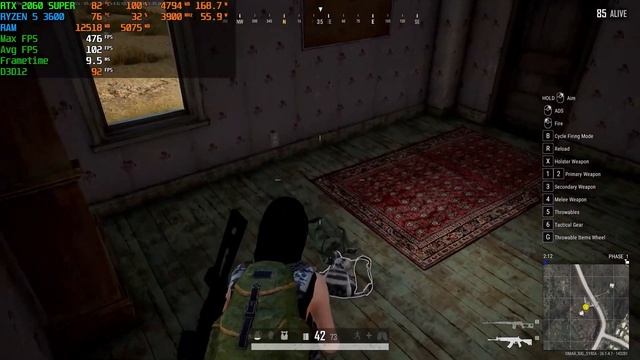 PUBG RTX 2060 Super 8GB Benchmark 1080P | MAX Graphic Settings | AMD Ryzen 5 3600 смотреть онлайн