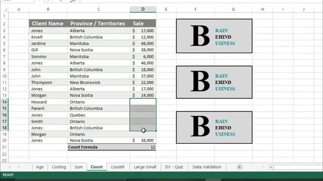How To Use Count Function In Excel | Excel Count Formula Explained смотреть онлайн
